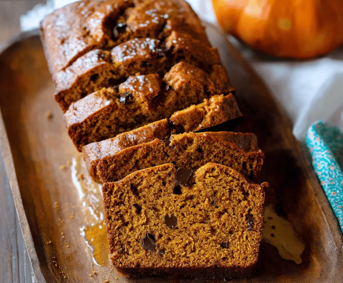 Sweet Pumpkin Spice Bread