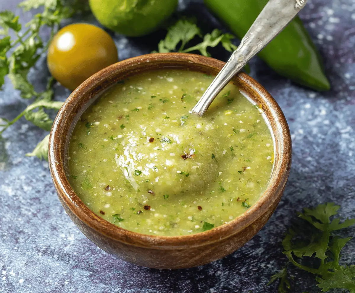 Creamy Tomatillo Sauce