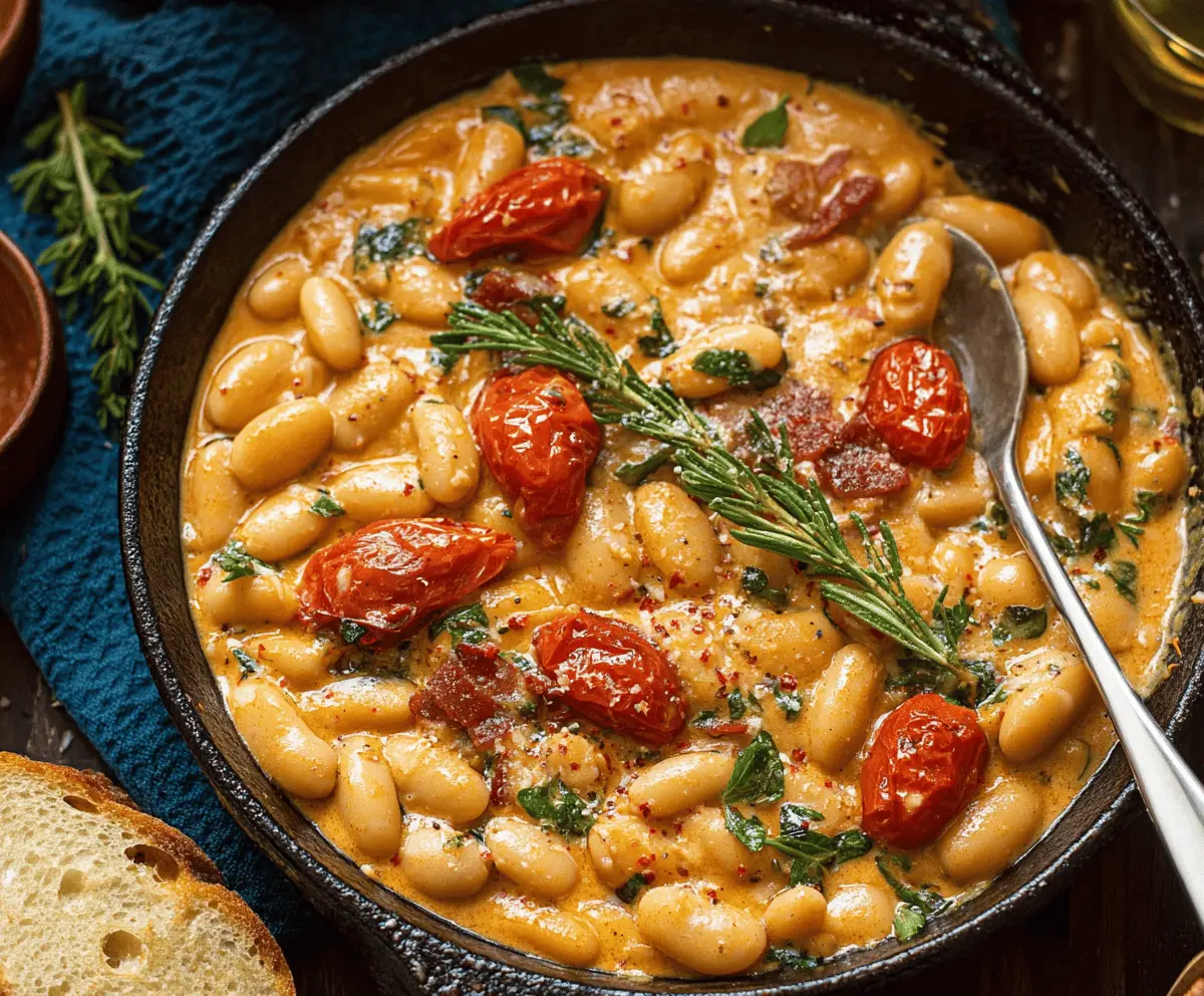 Creamy Tuscan Marry Me Butter Beans