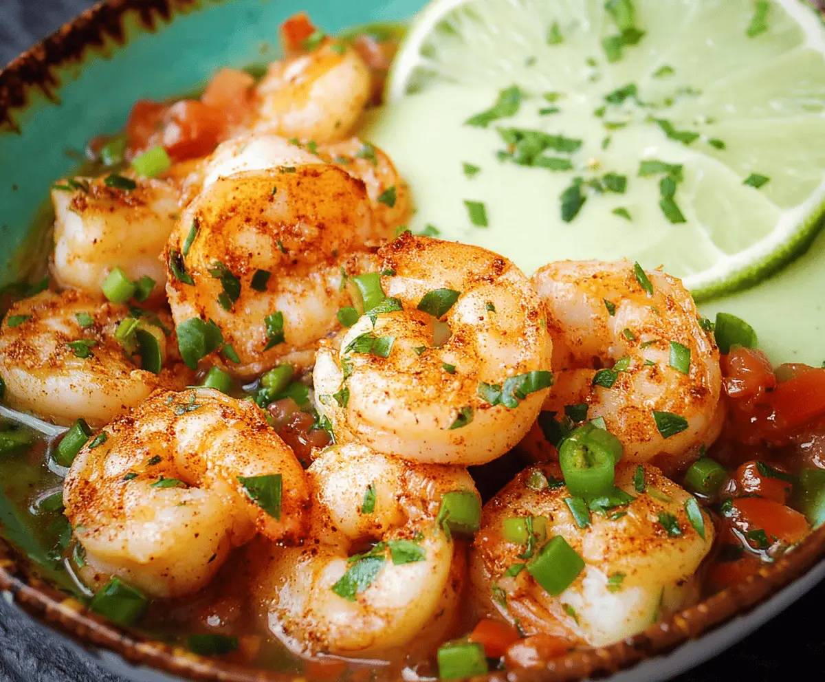 Culichi Salsa Shrimp