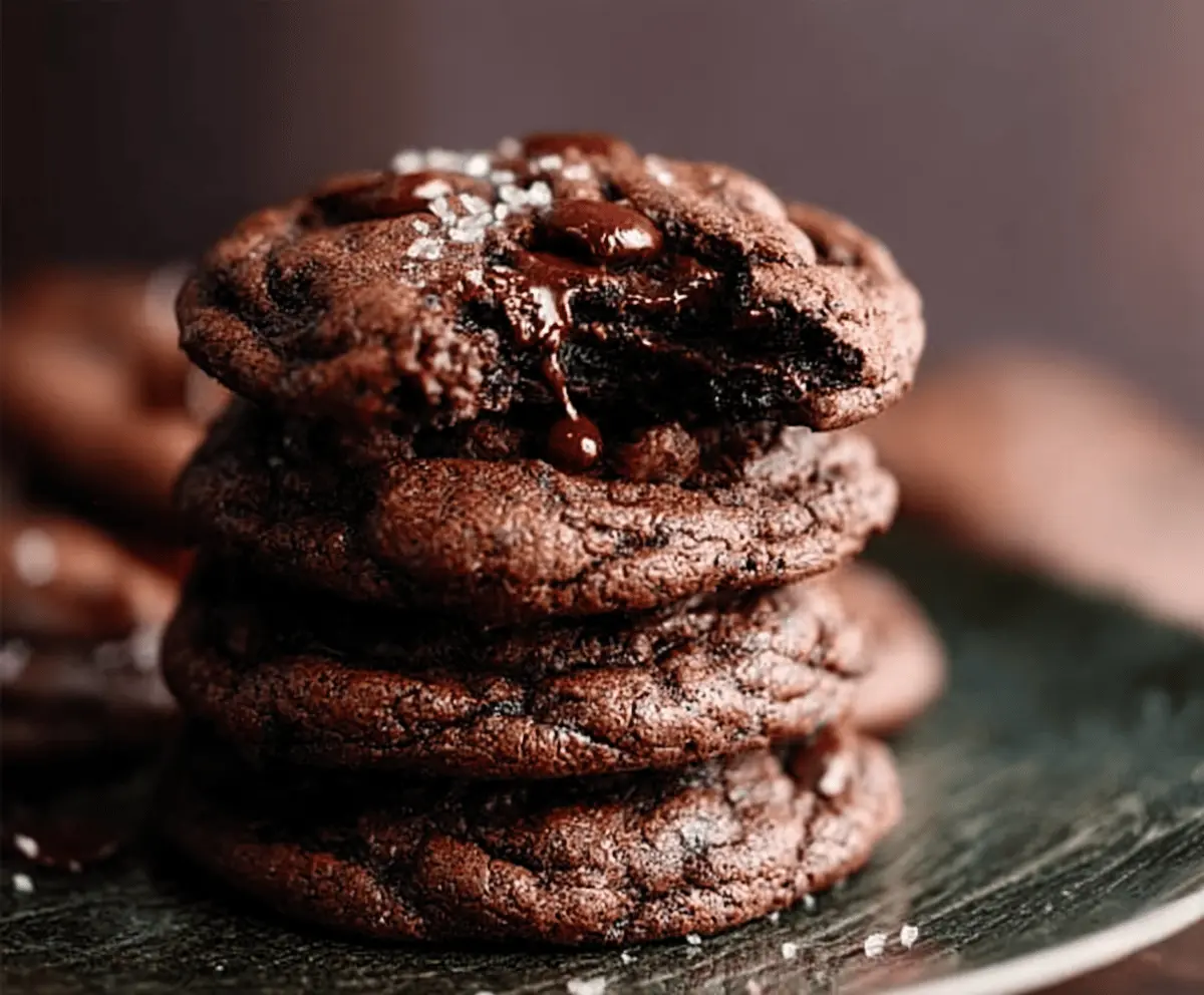 double chocolate chip cookies