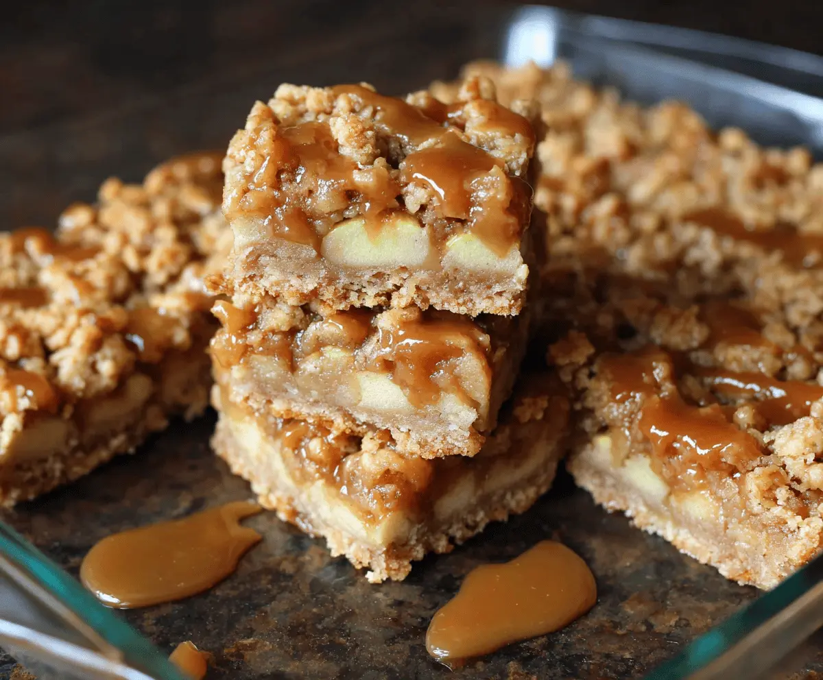 Irresistible Salted Caramel Apple Bars for Fall