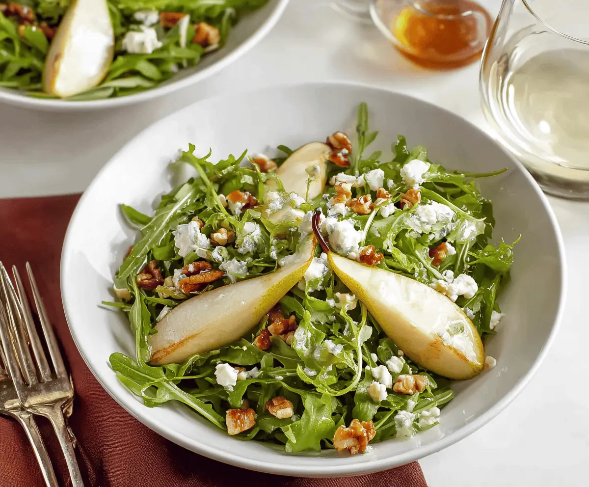 Pear and Arugula Salad