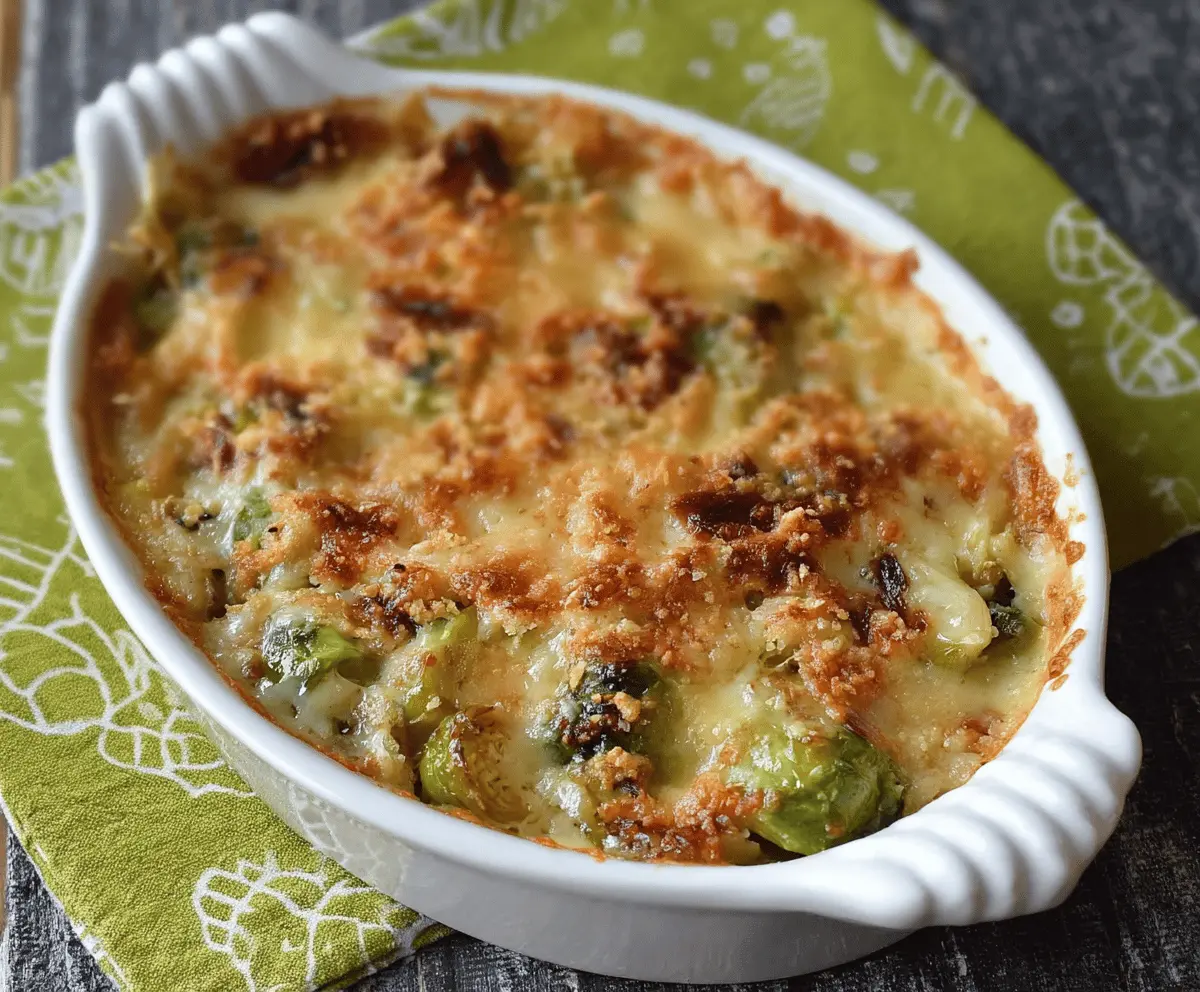 Brussels Sprouts Gratin