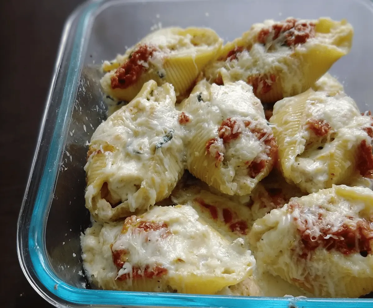 Thanksgiving Leftovers Stuffed Shells