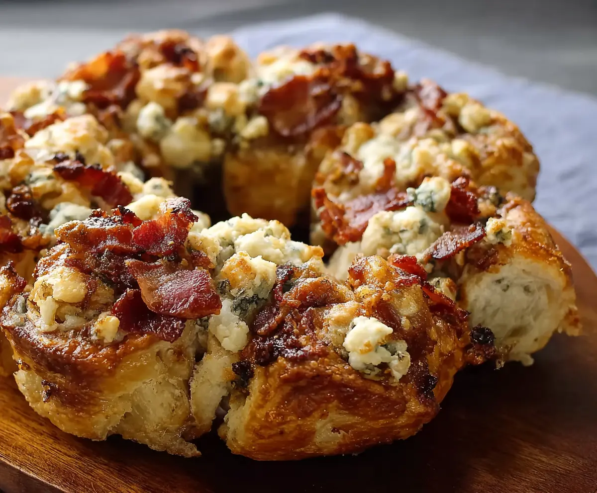 Bacon Gorgonzola Pull Aparts