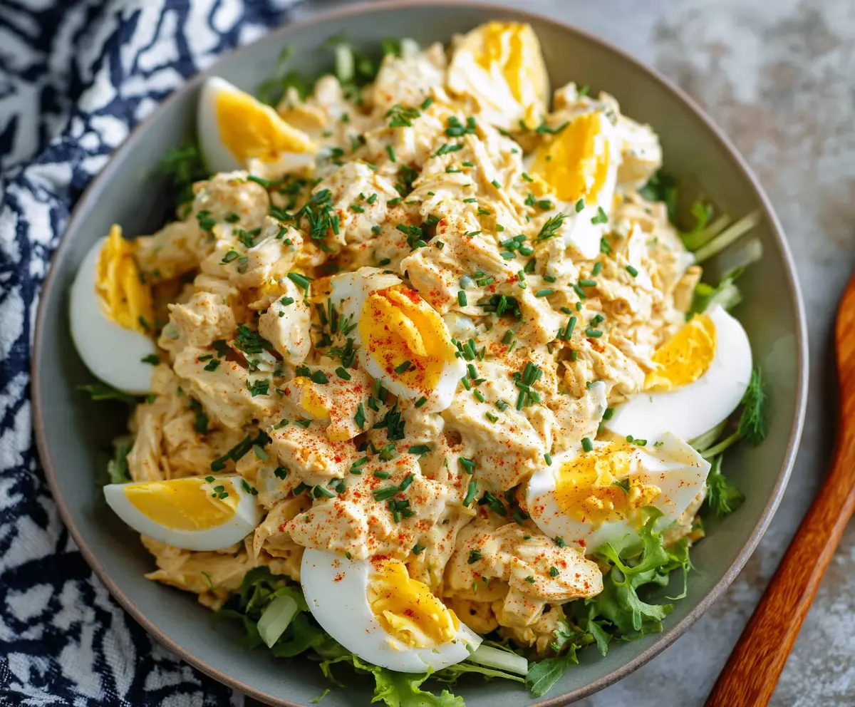 Classic High-Protein Chicken & Egg Salad