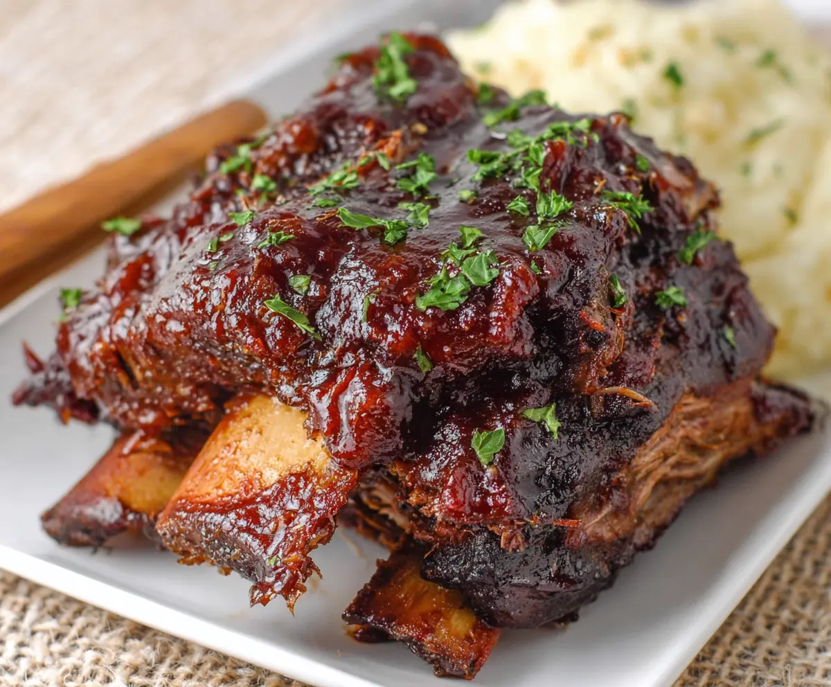 Crockpot BBQ Beef Ribs