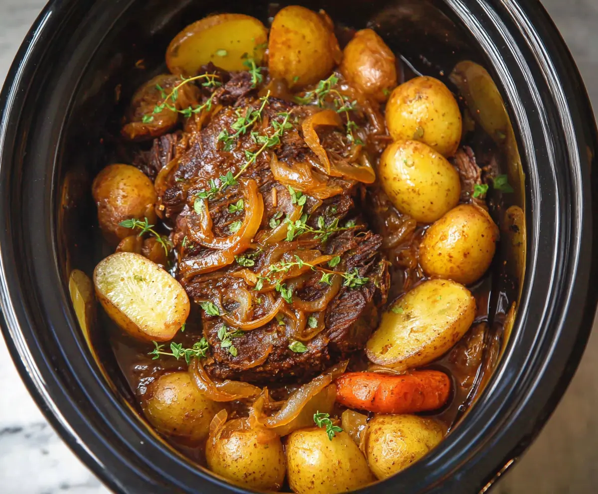 Crockpot French Onion Pot Roast