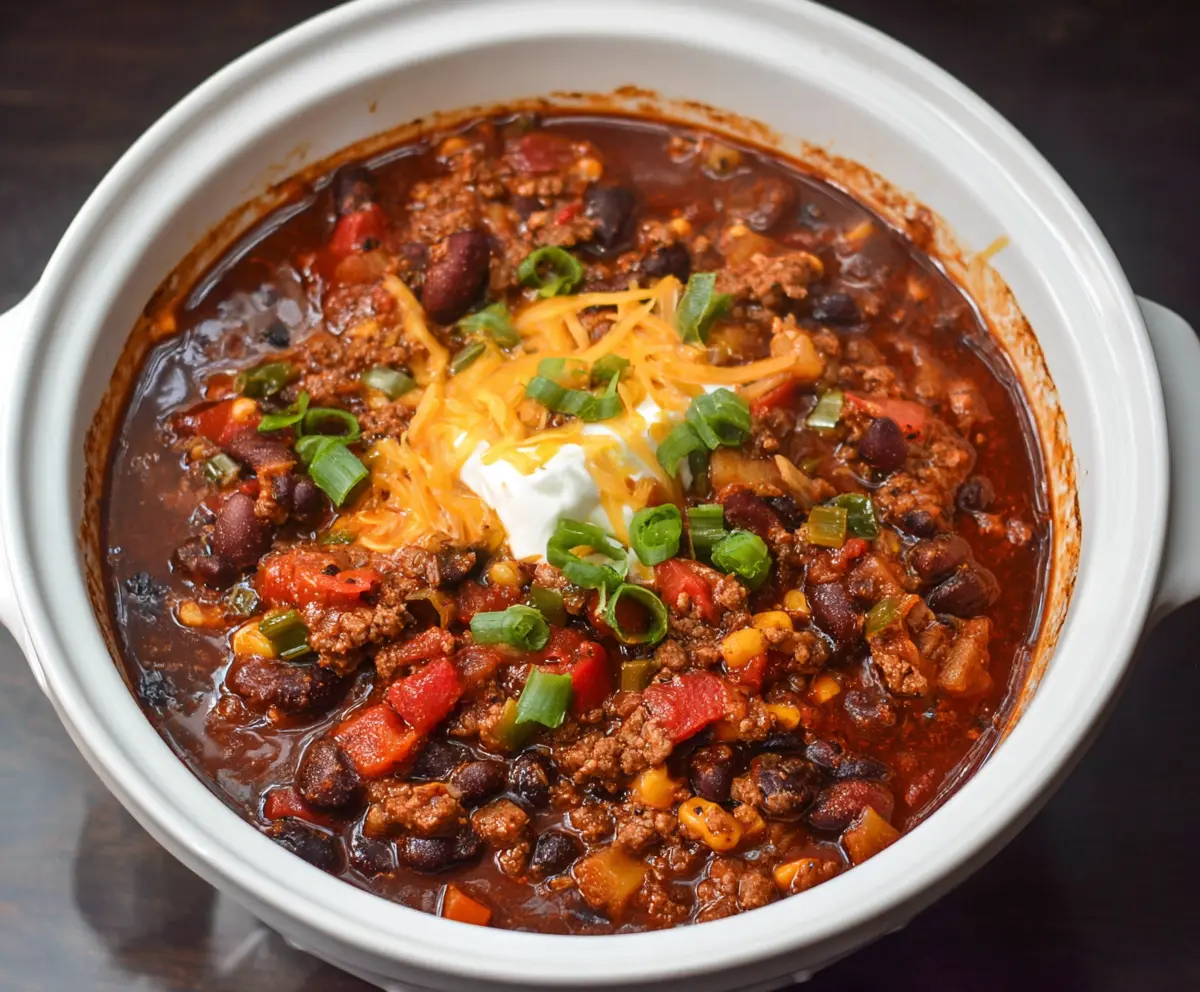 Crockpot Root Beer Chili 