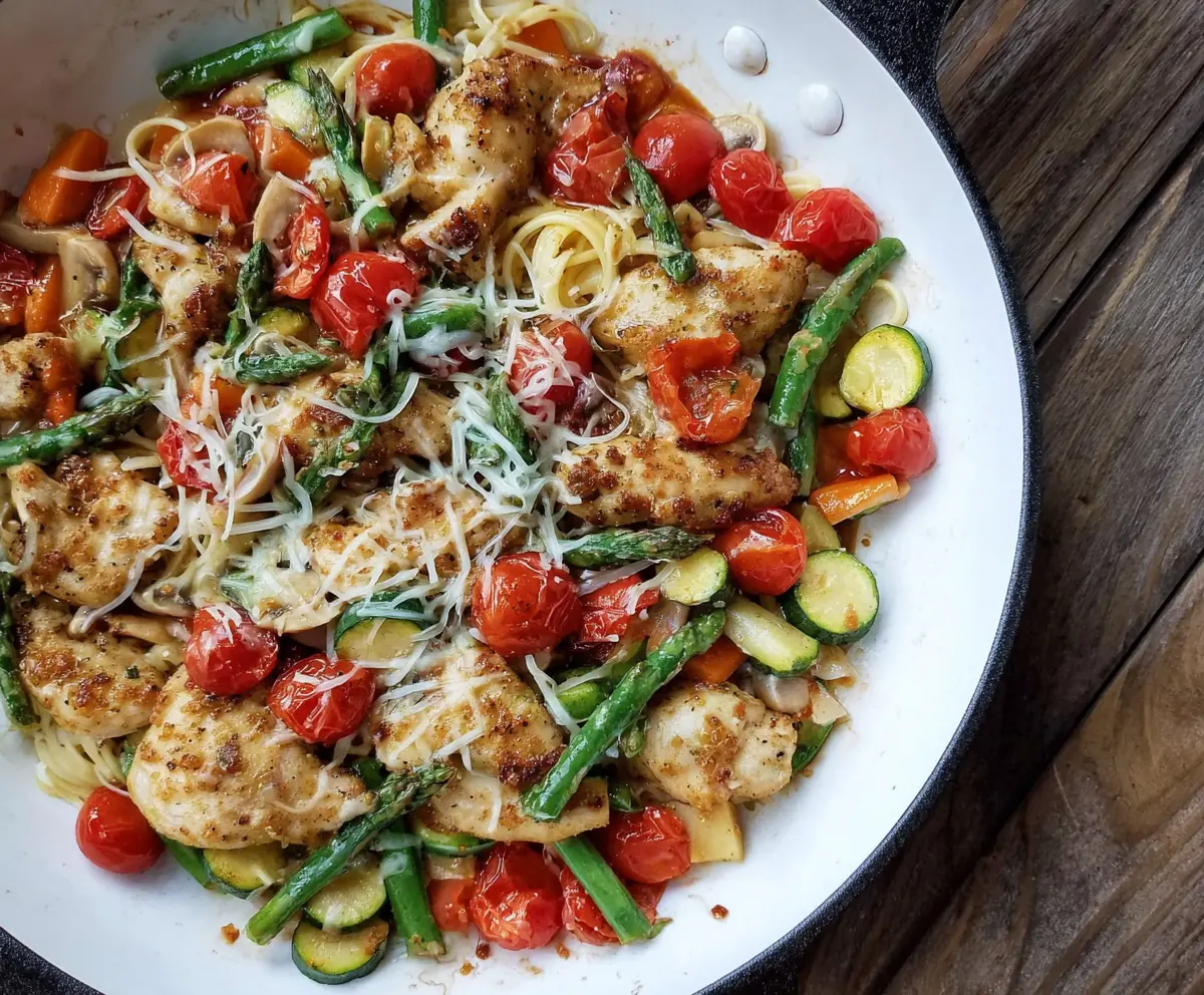 Easy Skillet Chicken Primavera