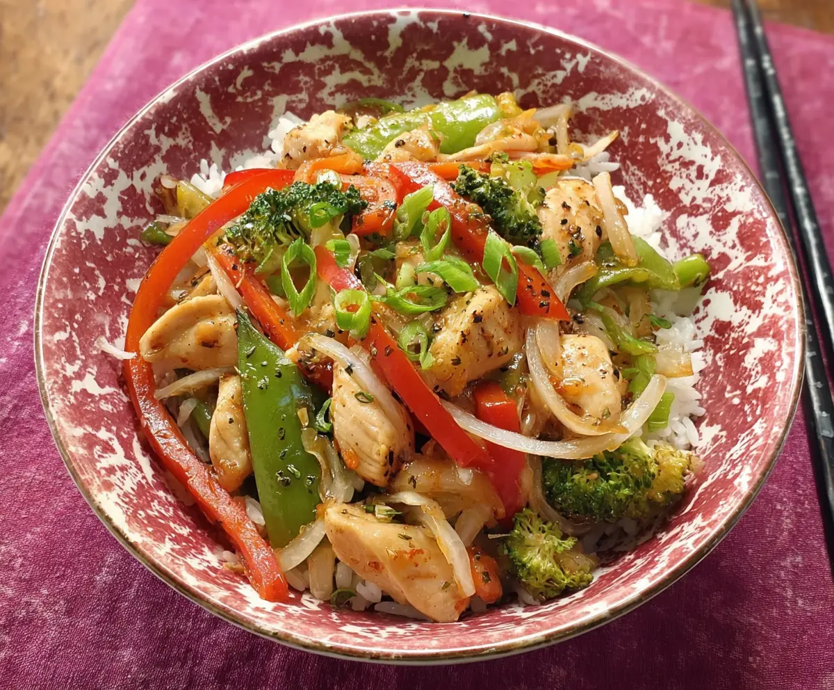 Garlic Chicken Stir Fry