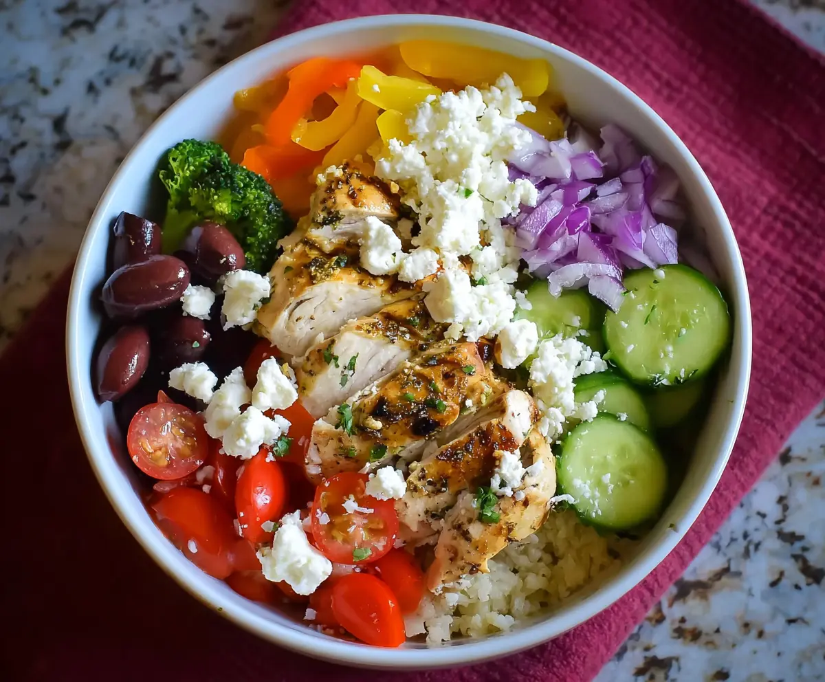 Greek Chicken Bowls