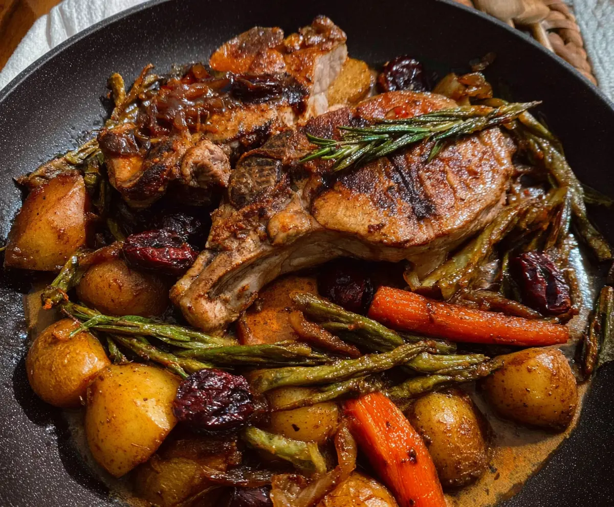 Mediterranean Pork & Apples