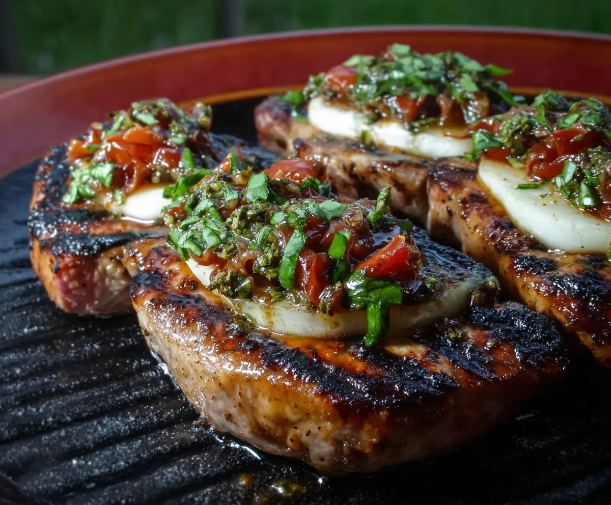 Grilled Italian Pork Chops
