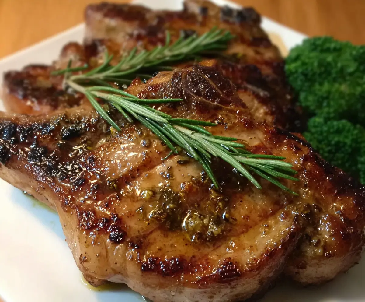 Grilled Rosemary Pork Chops