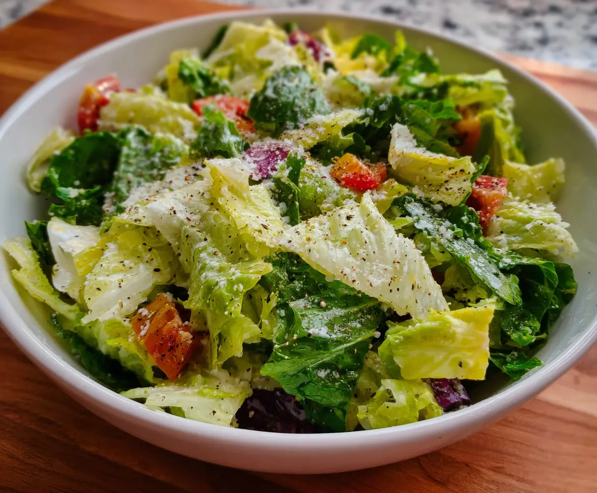 Nana's Crunchy Lemon Parmesan Salad