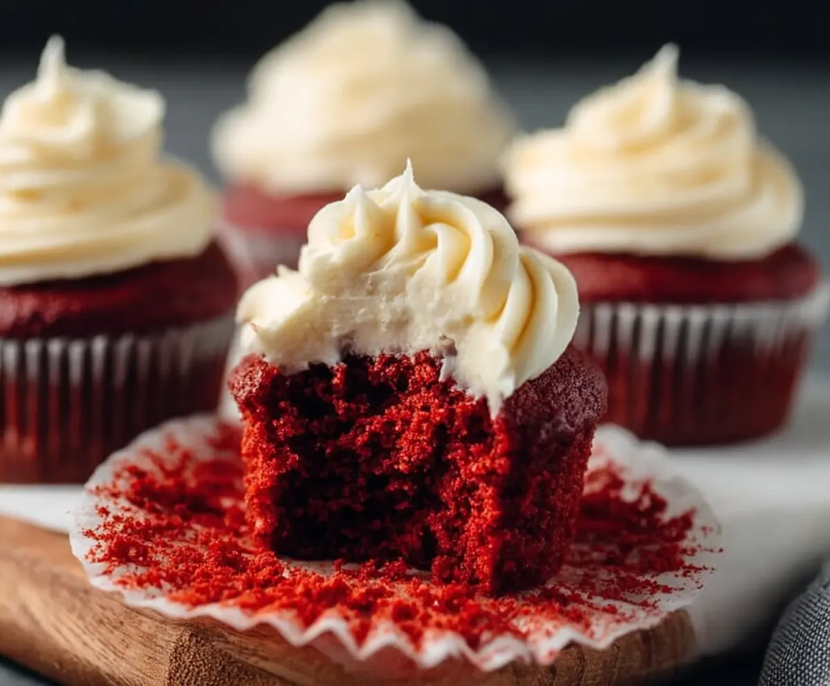 Small Batch Red Velvet Cupcakes