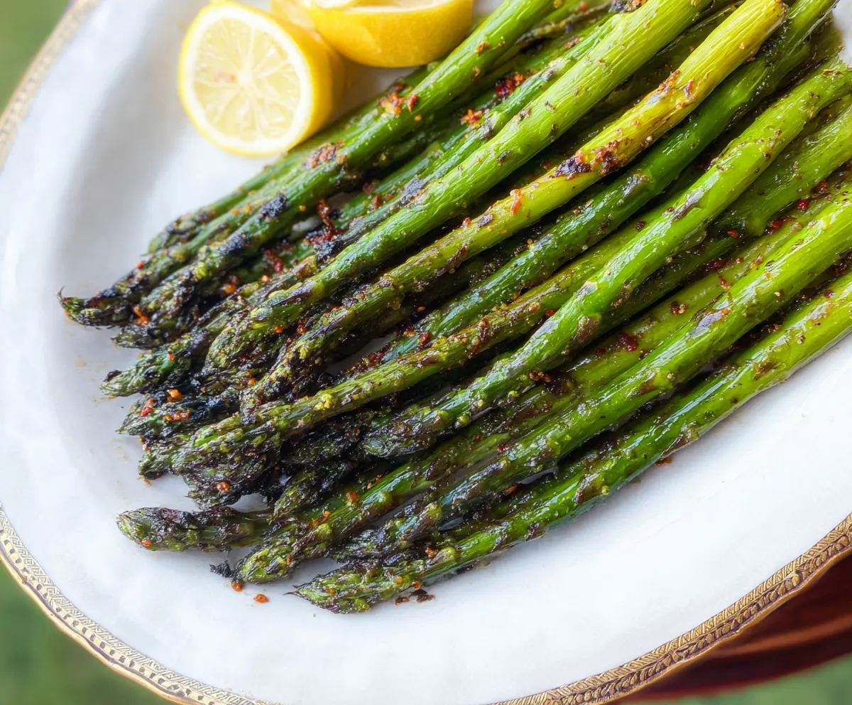 Garam Masala Grilled Asparagus