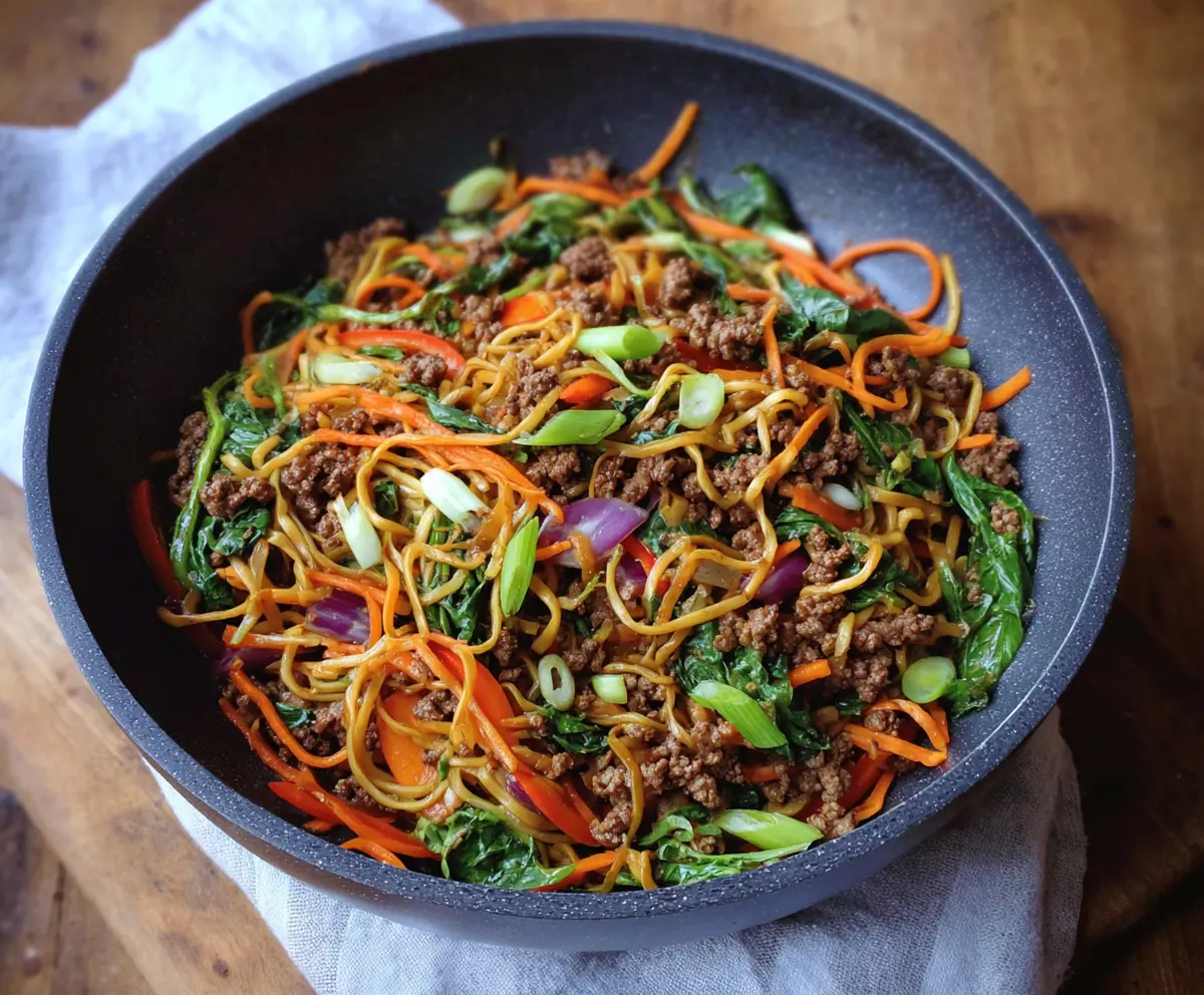 Ground Beef Chow Mein (Whole30)