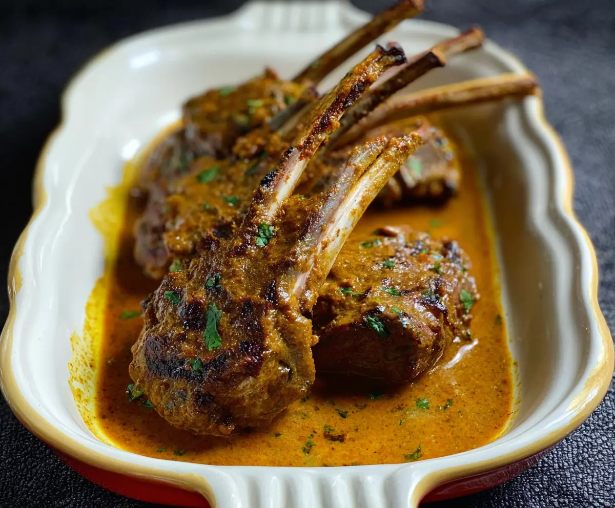 Instant Pot Curried Rack of Lamb