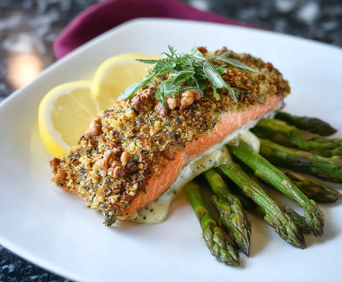 Walnut Crusted Salmon