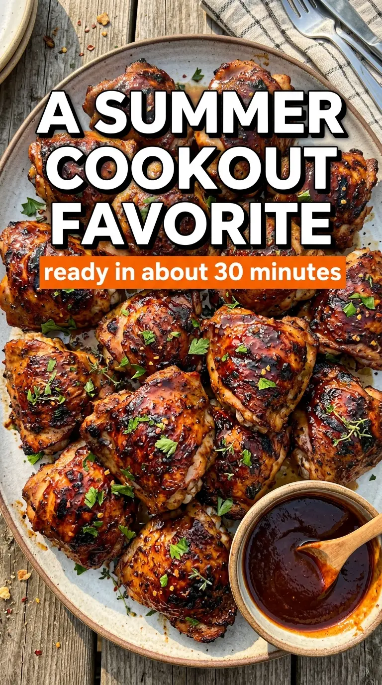 BBQ chicken thighs
