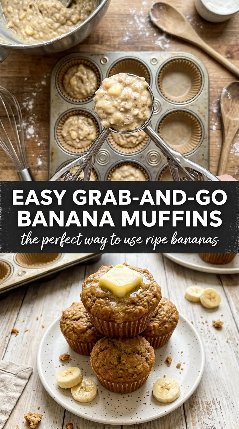 Banana Bread Muffins soft moist