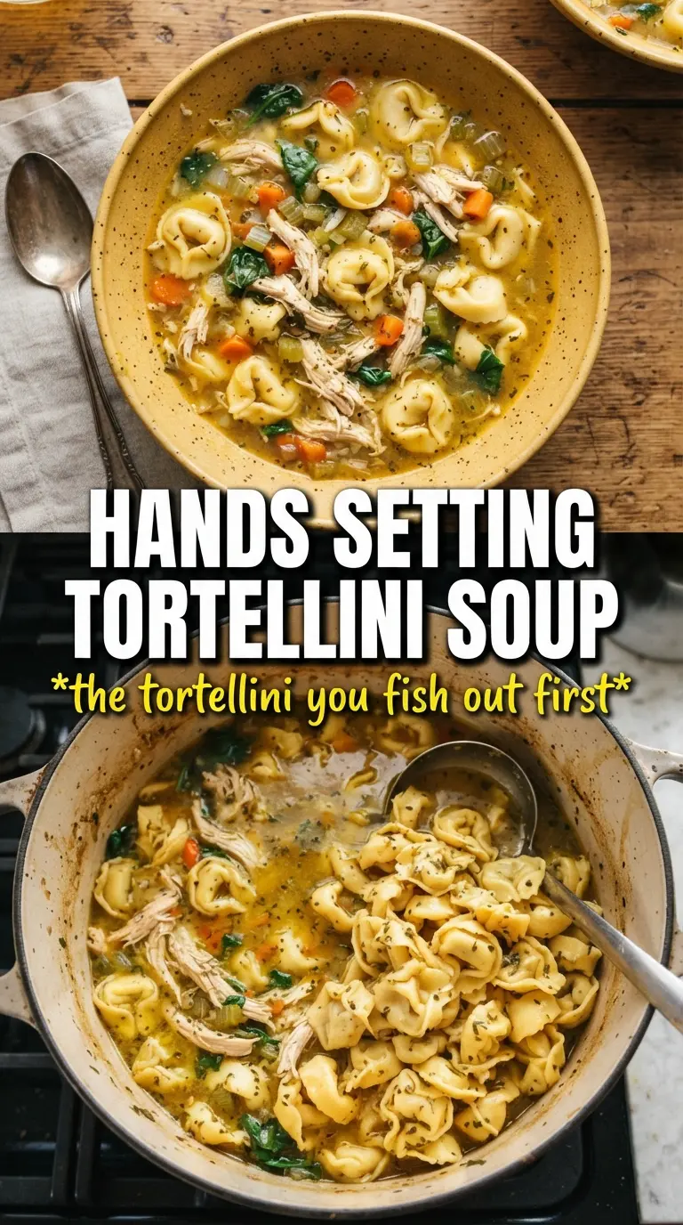 Chicken Tortellini Soup cozy savory hearty