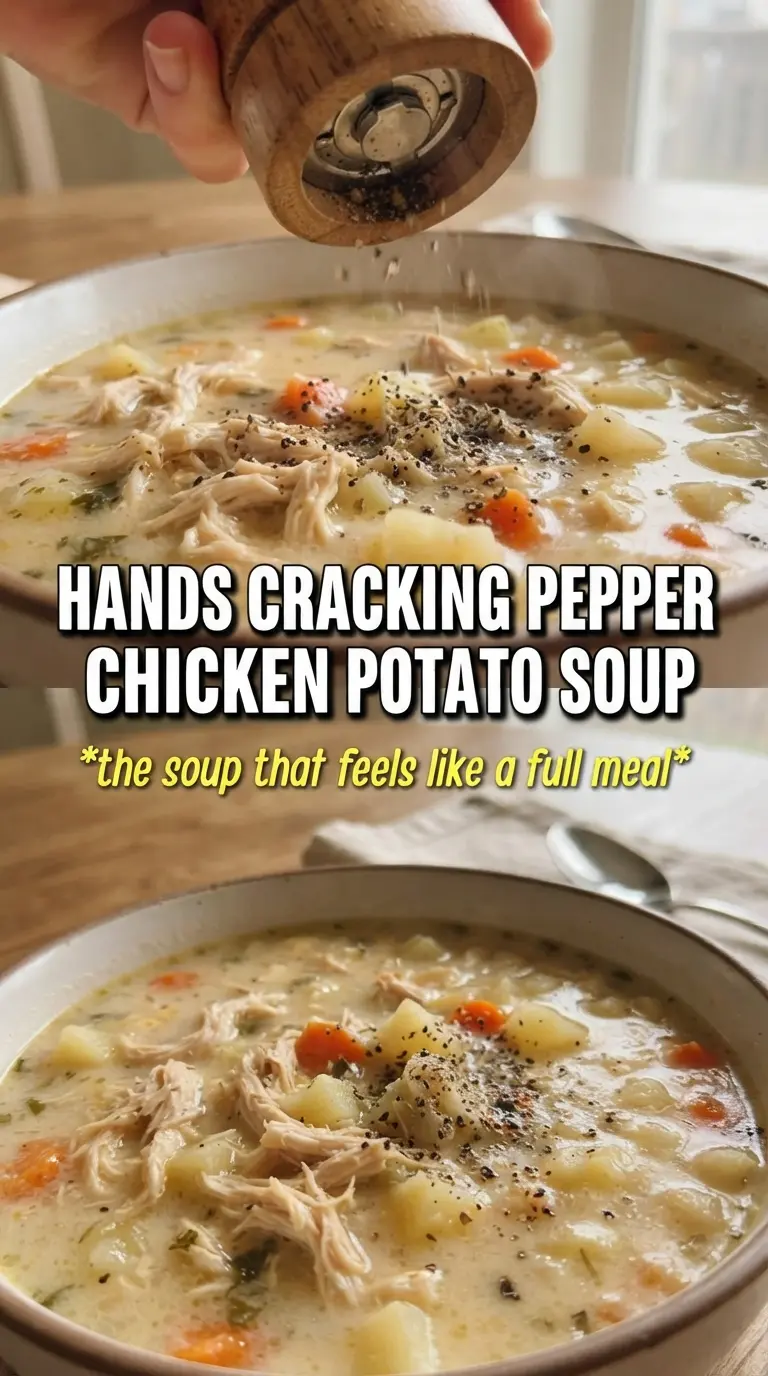 Chicken Potato Soup creamy golden broth