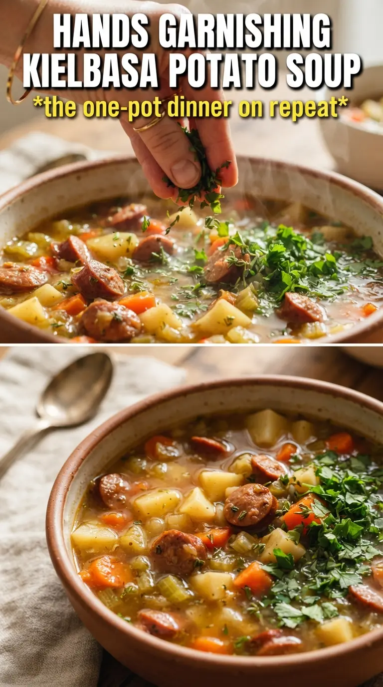 Kielbasa Potato Soup smoky creamy hearty