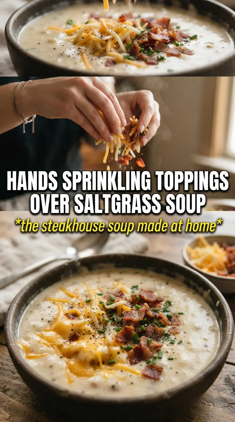 Saltgrass baked potato soup creamy loaded