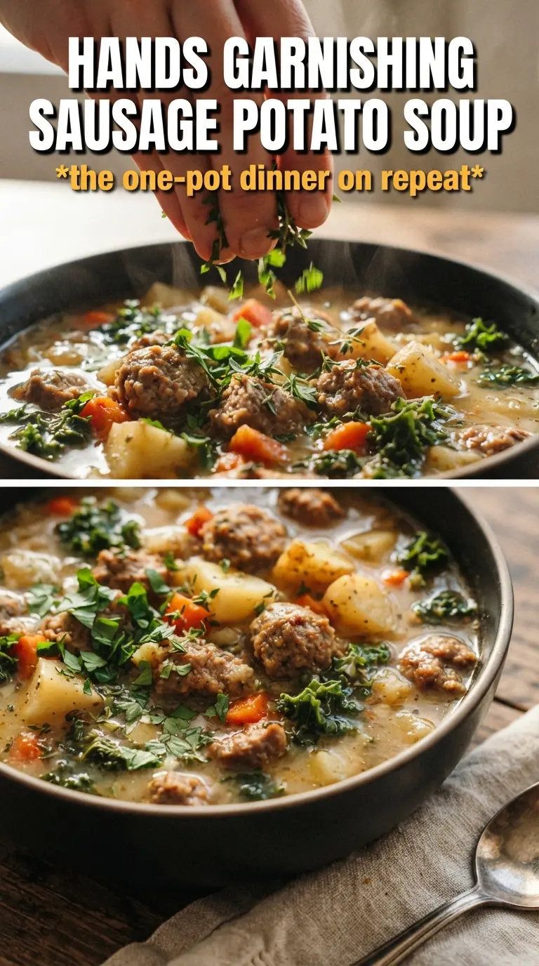 Sausage Potato Soup creamy hearty