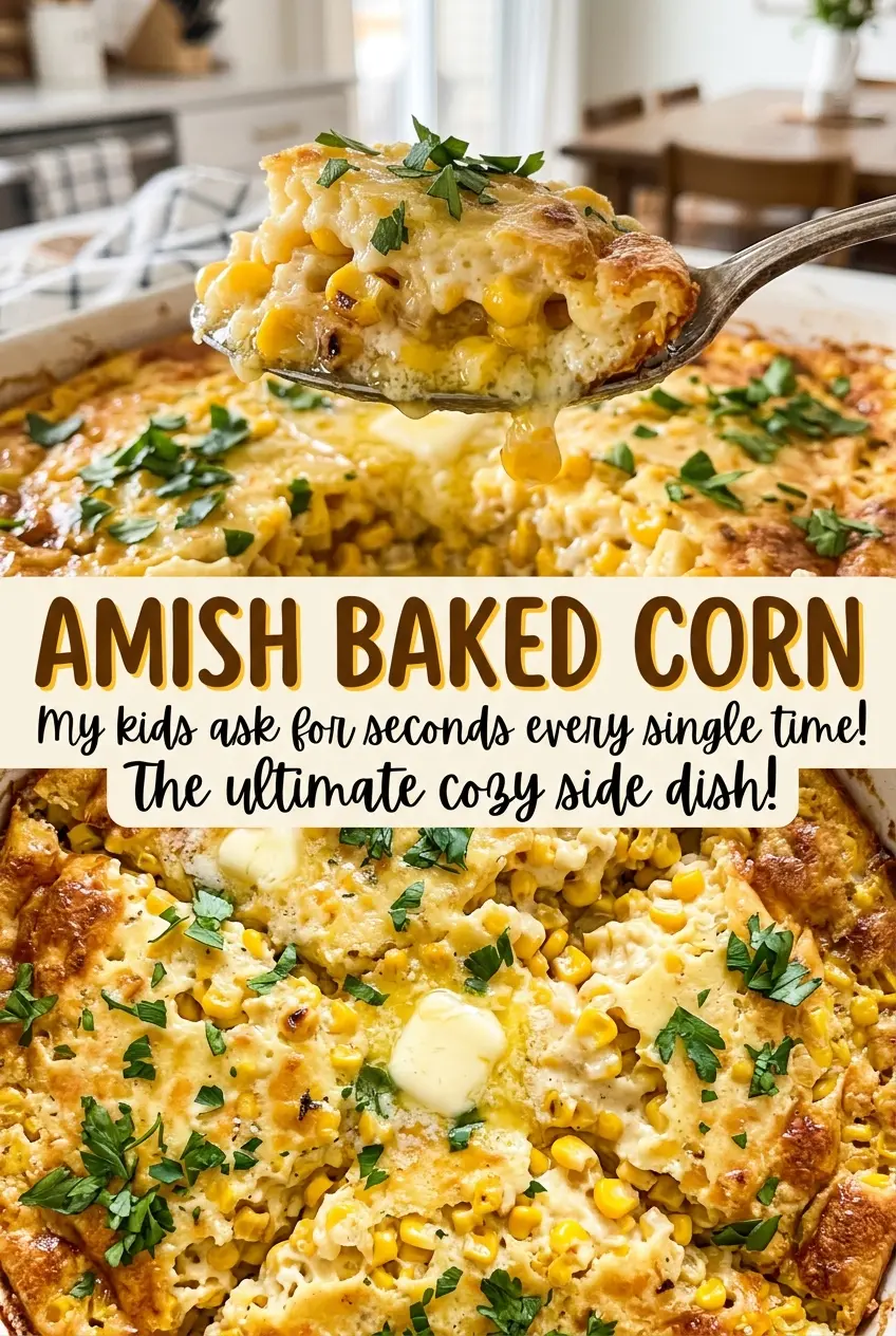 Amish Baked Corn creamy casserole