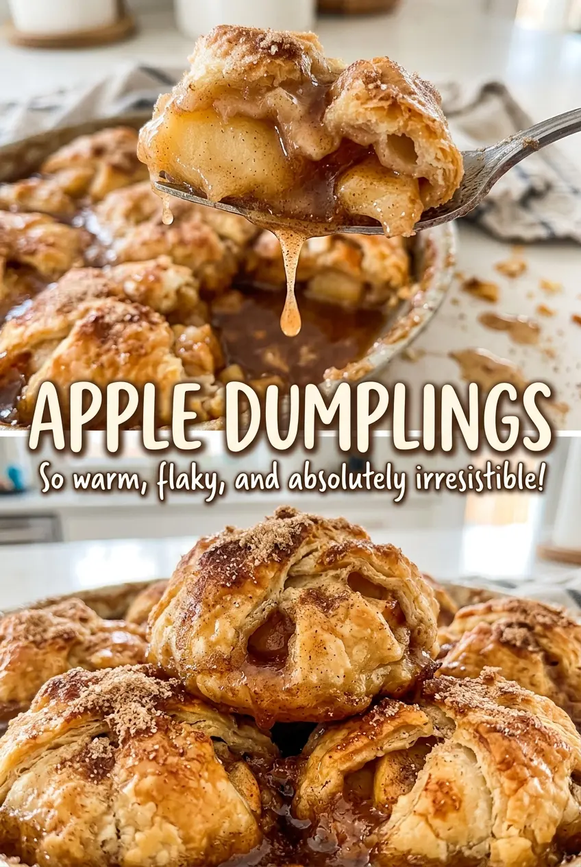 Apple dumplings cinnamon apple filling