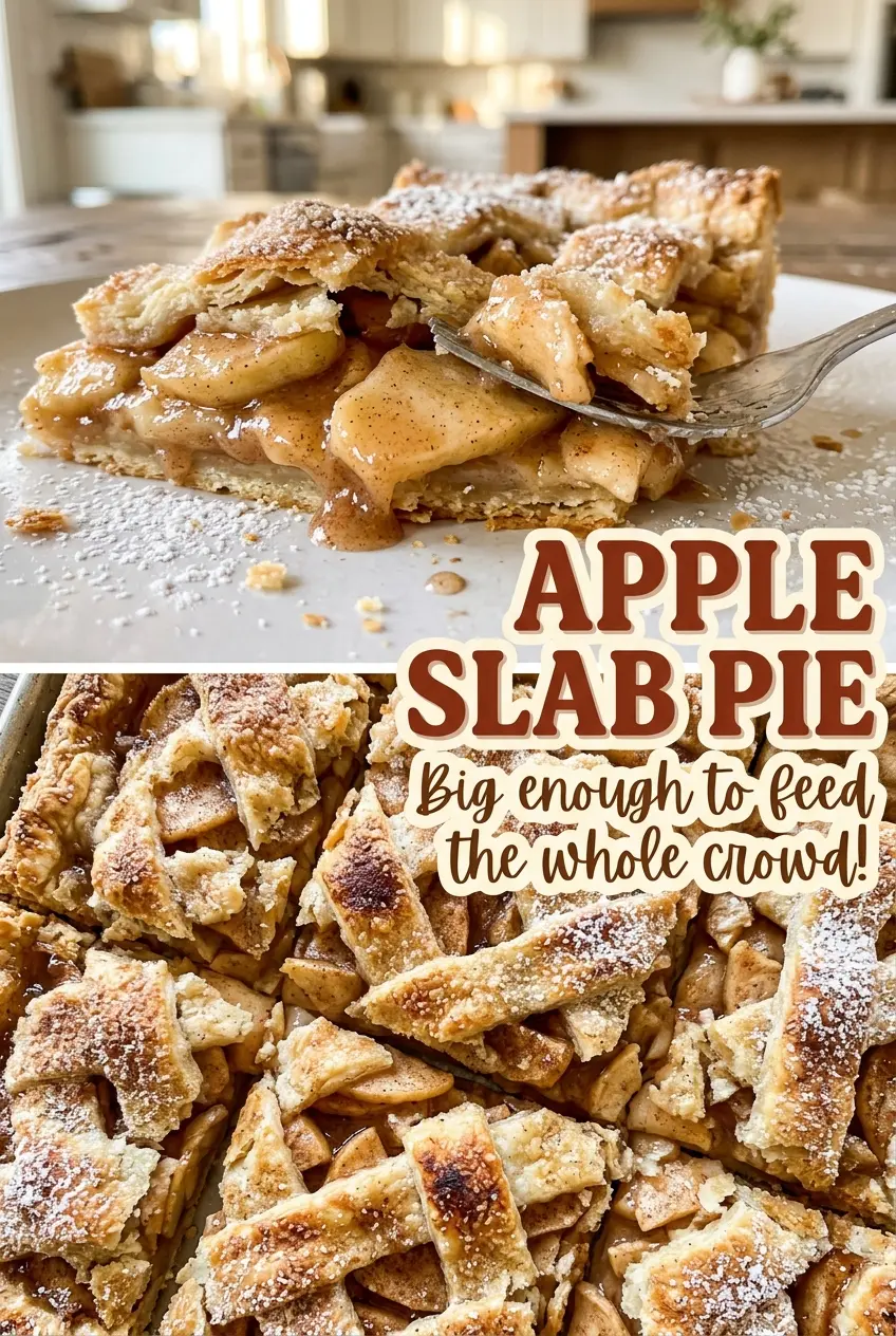 Apple Slab Pie flaky cinnamon dessert