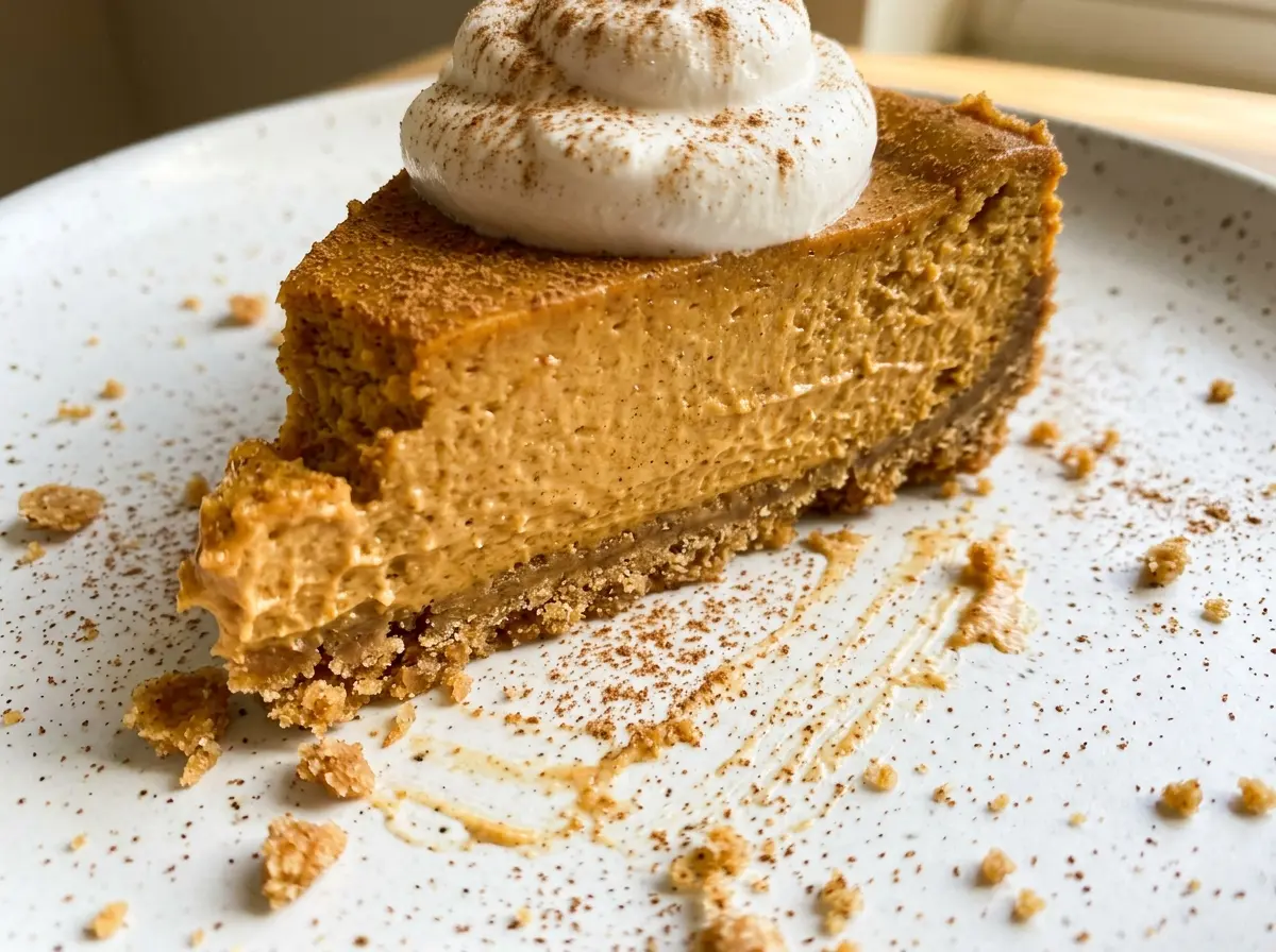 Autumn Cheesecake spiced pumpkin filling