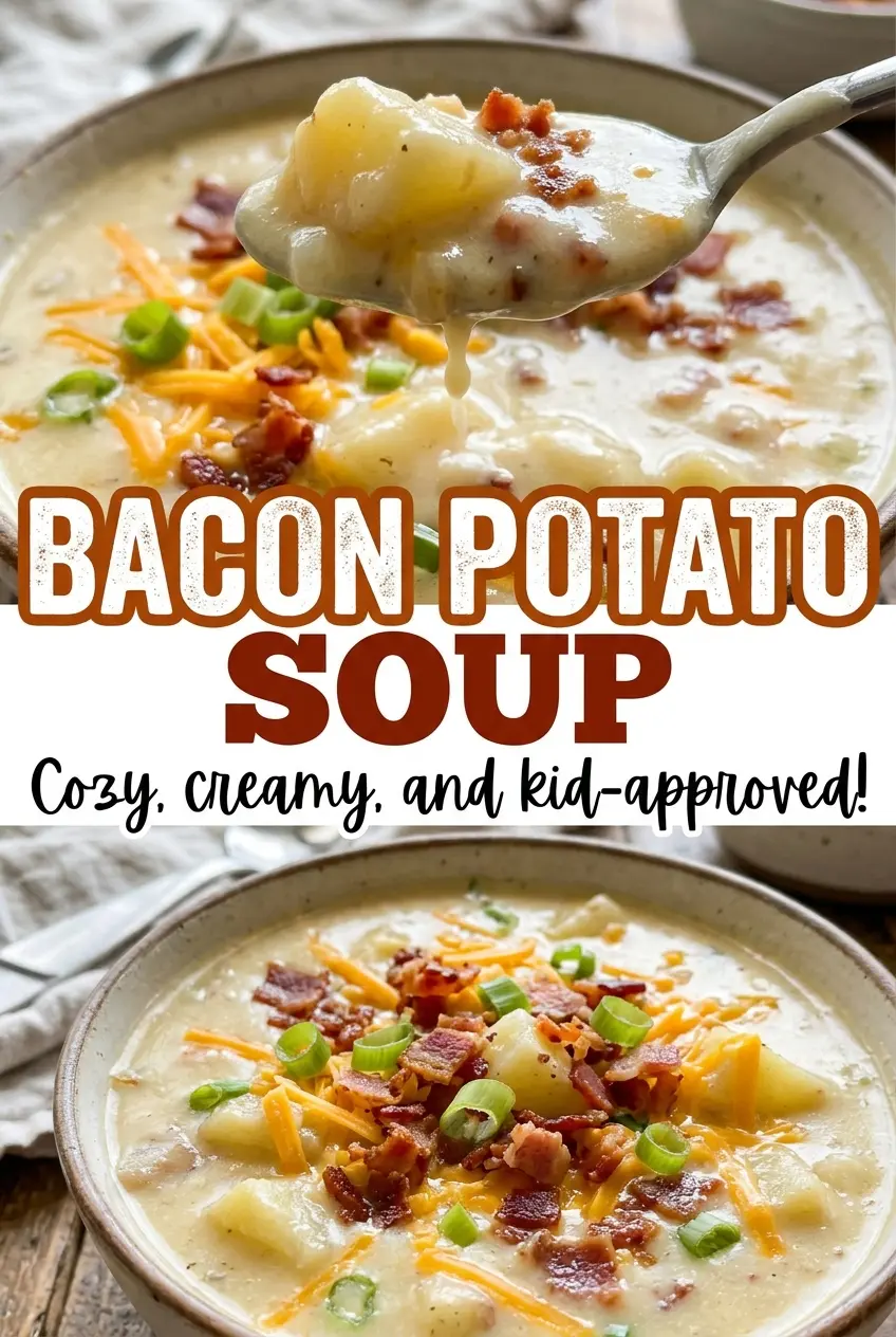 Bacon Potato Soup creamy, hearty, homemade