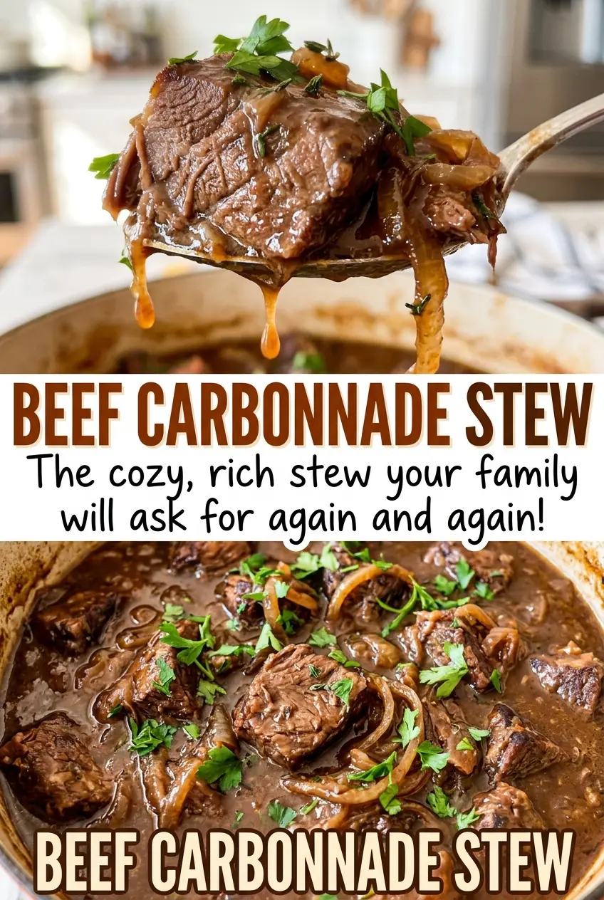 Beef Carbonnade Stew hearty onion-rich braise