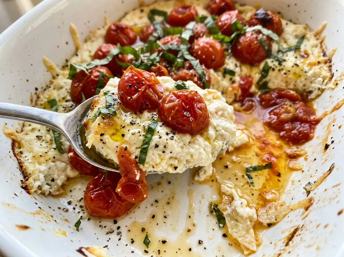 Boursin Bruschetta Dip with fresh tomato basil