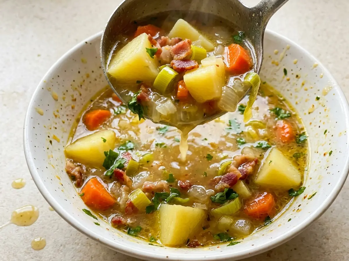German potato soup creamy rustic