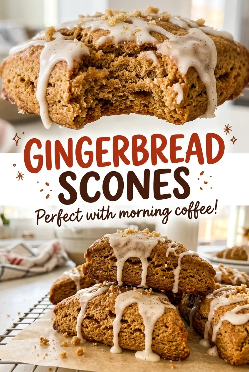 Gingerbread Scones warm crumbly spice