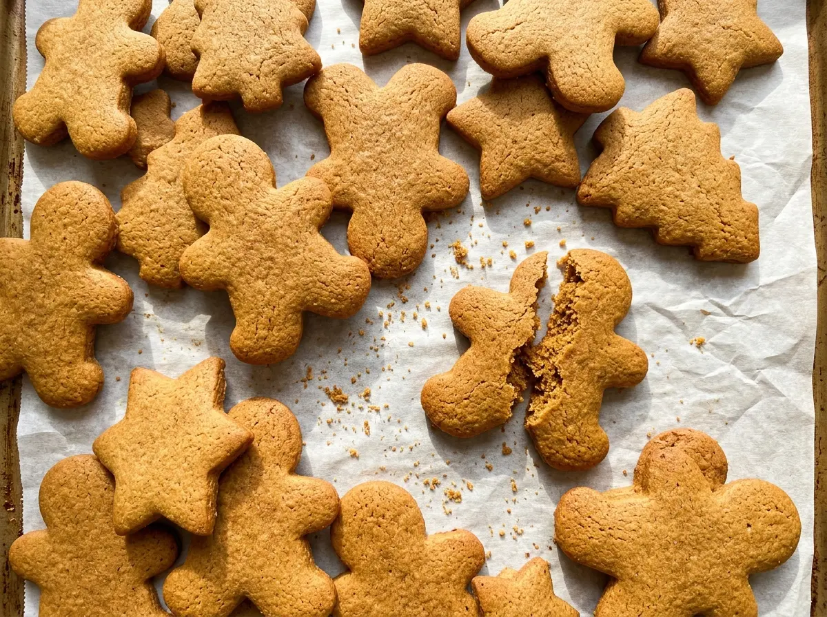 Gluten Free Gingerbread Cookies spiced cutout cookies