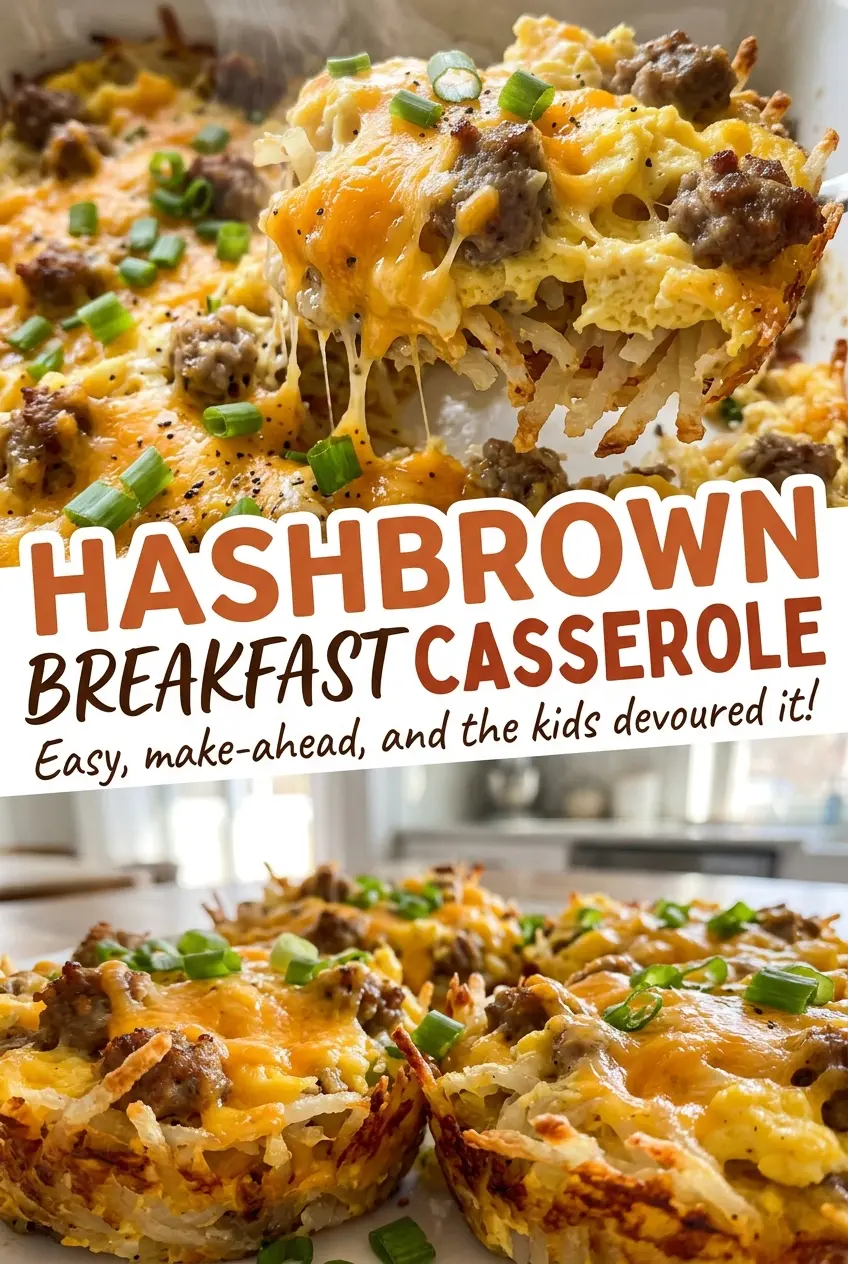 Hashbrown Breakfast Casserole hearty breakfast bake