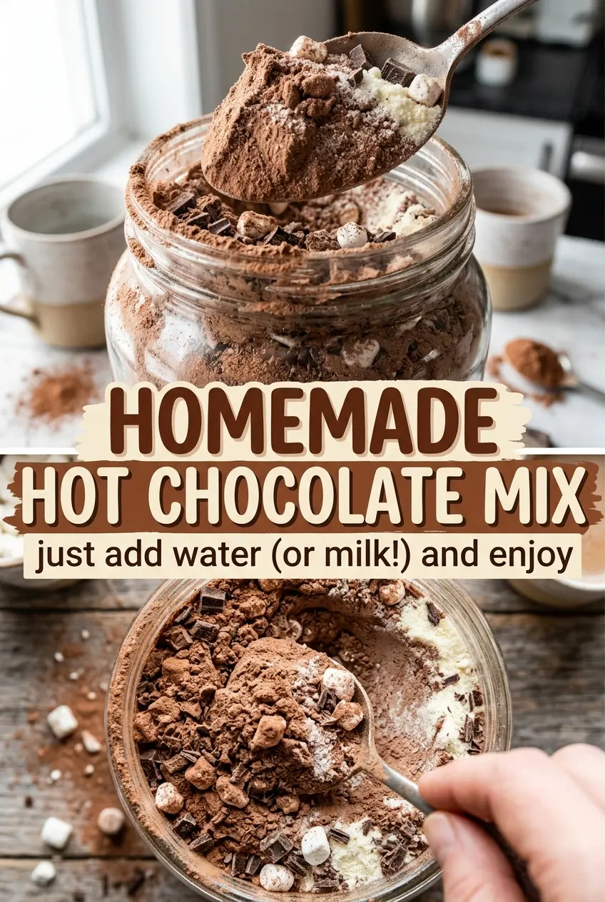 Homemade Hot Chocolate Mix rich cocoa blend