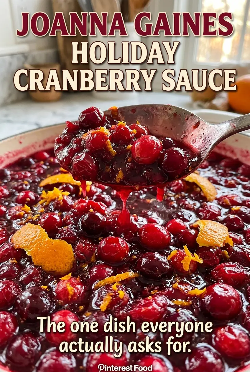 Joanna Gaines Holiday Cranberry Sauce glossy whole berries
