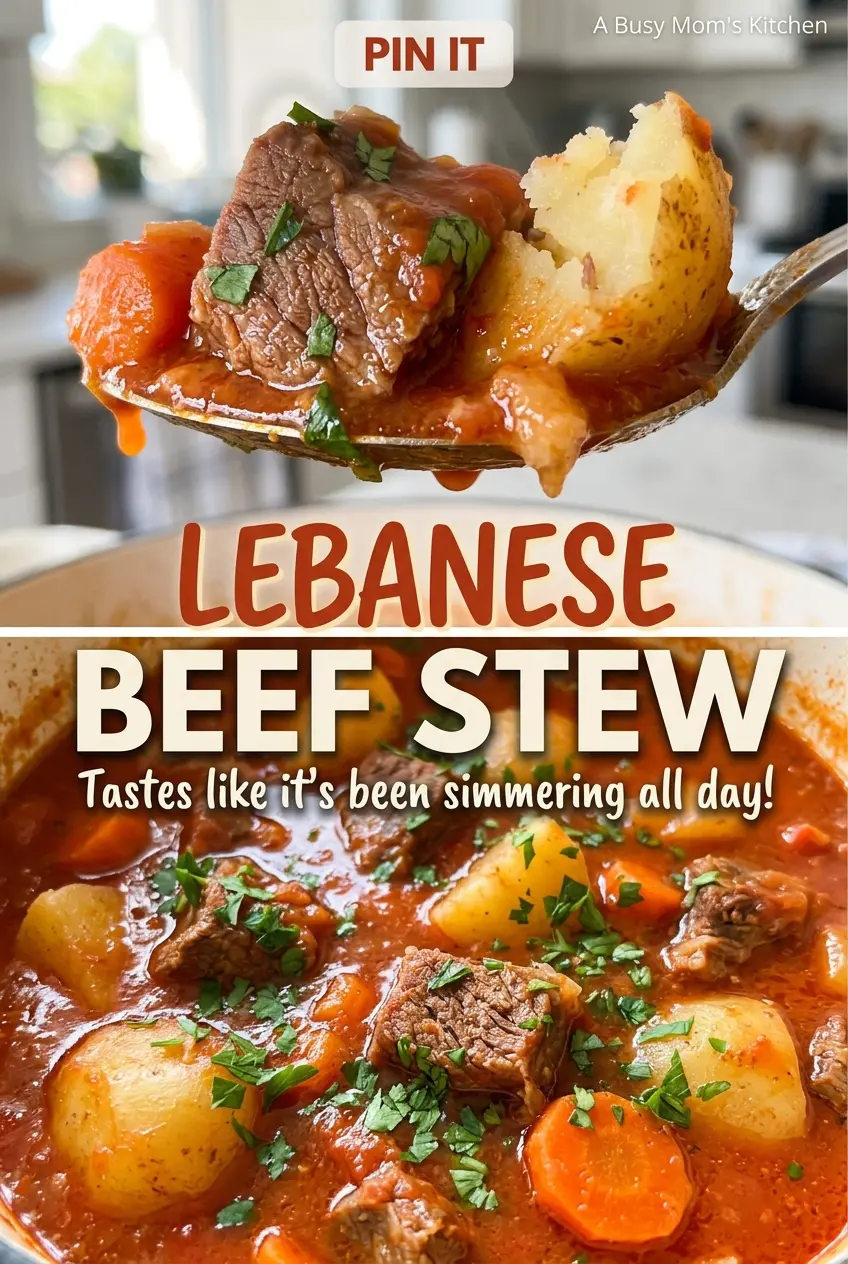 Lebanese Beef Stew hearty spiced bowl
