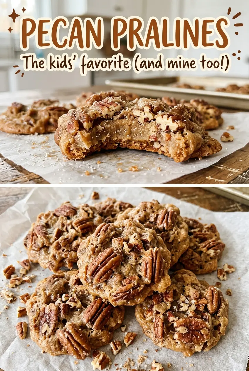 Pecan pralines buttery chewy candy
