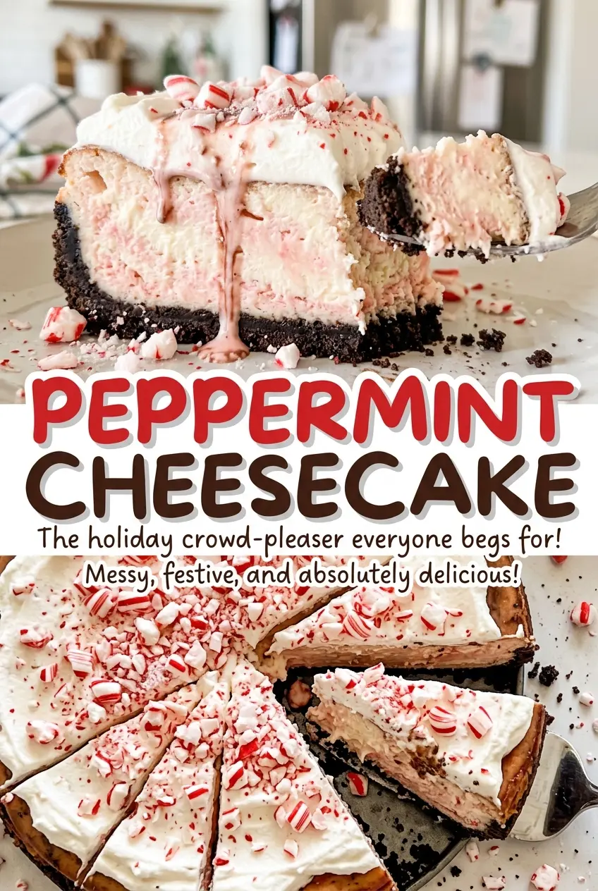 Peppermint cheesecake crushed candy topping