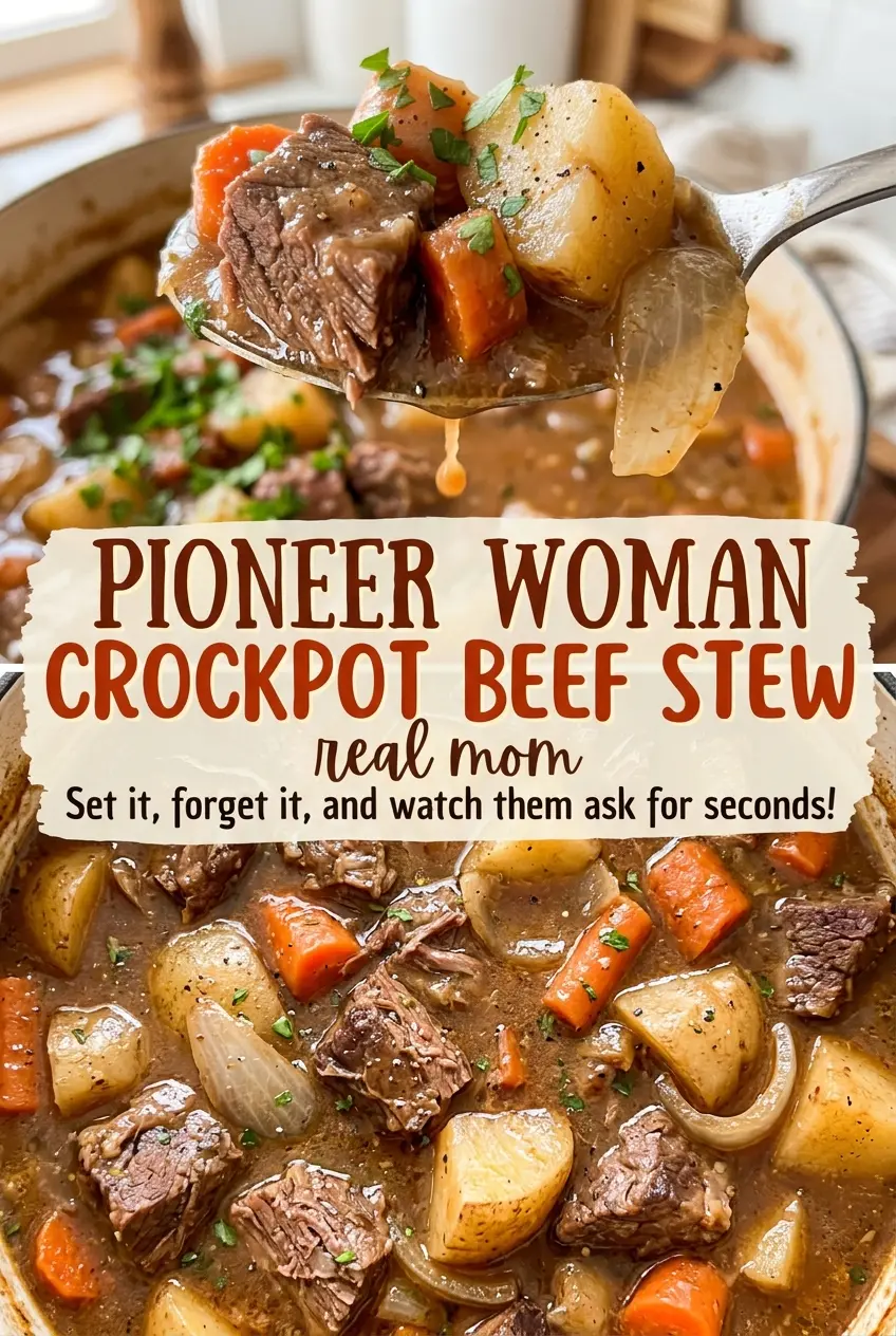 Pioneer Woman Crockpot Beef Stew tender hearty